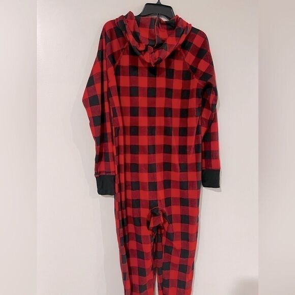 FAMILY Pajamas Matching Womens 1-PC. Red Check Printed Family Pajamas, Holiday - Picture 7 of 10